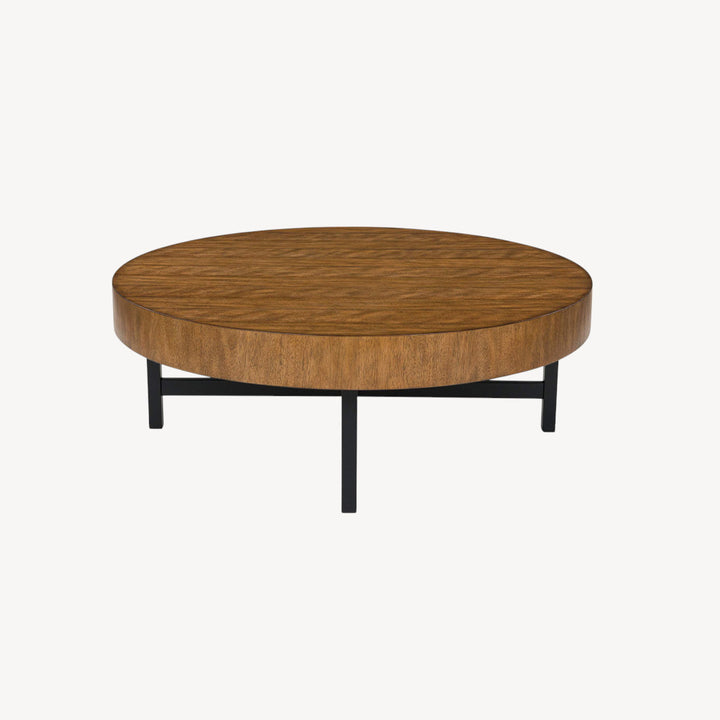 T575-12 Steenlage Tables Set (Pack of 2) Brown/Black | Signature Design By Ashley