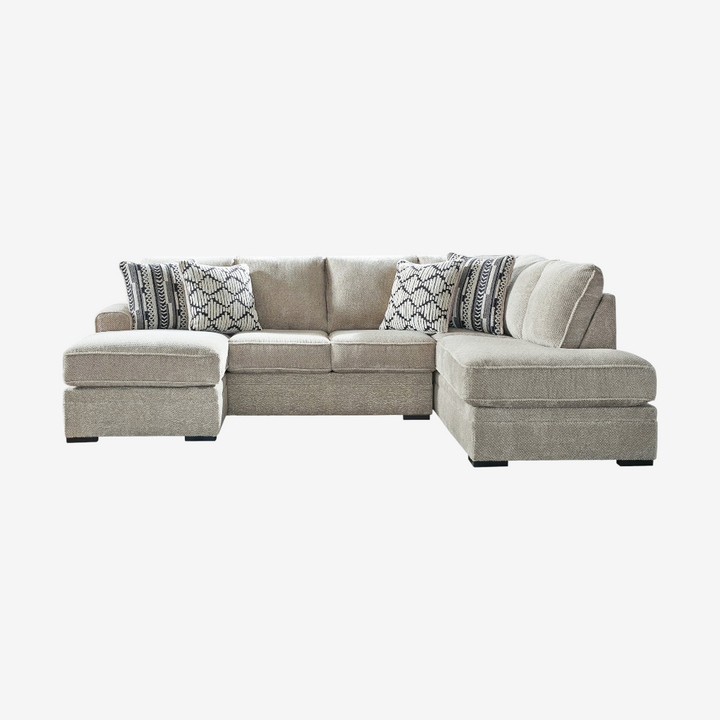 20502S2 Calnita 2-Piece Sectional With Chaise - Sisal | Signature Design By Ashley