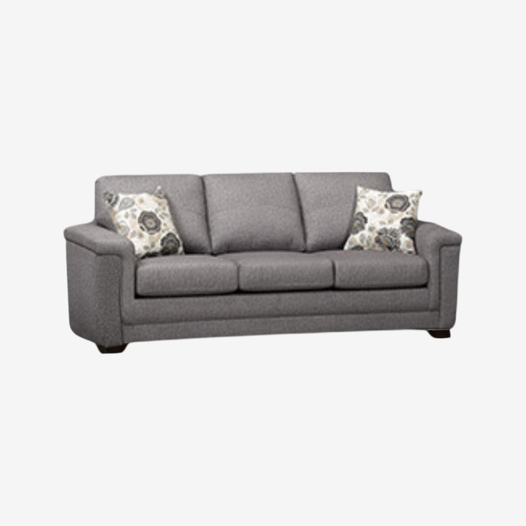 Seville 3-Piece Sofa Set In Fabric Upholstery - Trapeze Grey