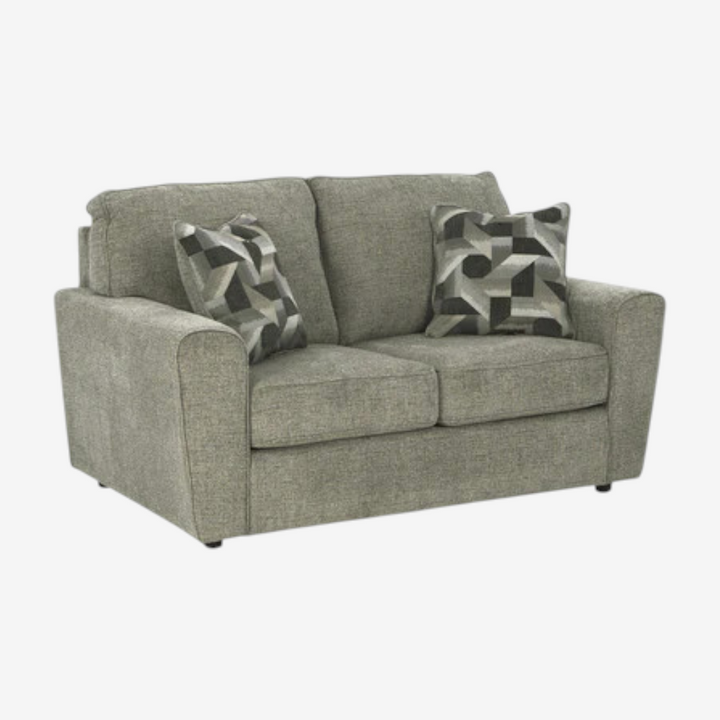 2680535 Cascilla Fabric Loveseat - Pewter | Signature Design By Ashley