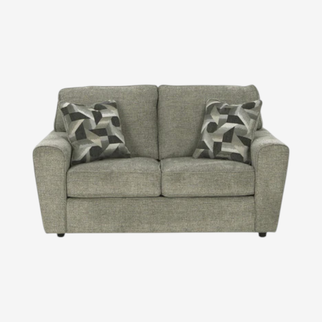 2680535 Cascilla Fabric Loveseat - Pewter | Signature Design By Ashley