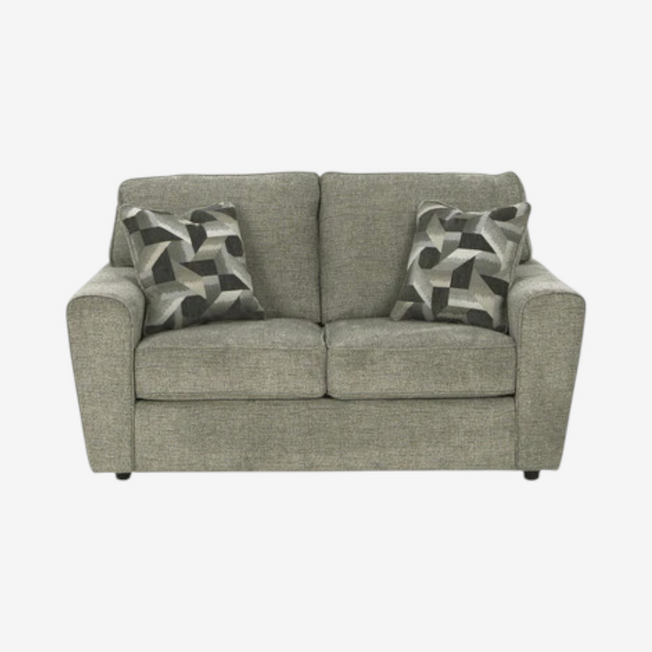 2680535 Cascilla Fabric Loveseat - Pewter | Signature Design By Ashley