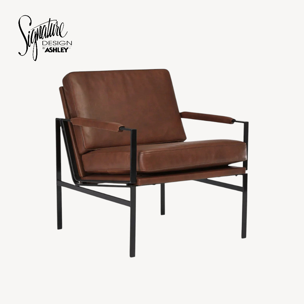 A3000193 Puckman Accent Chair - Brown | Signature Design By Ashley
