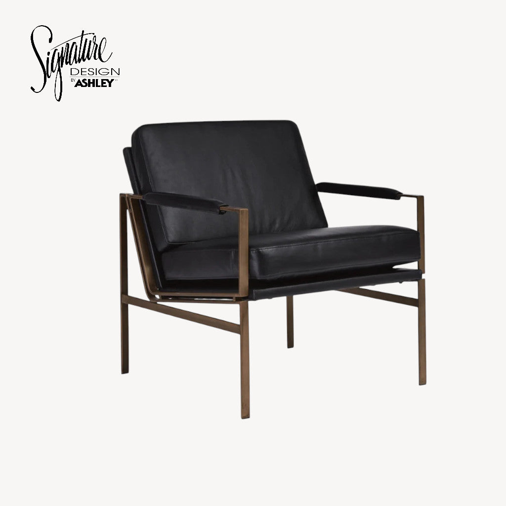 A3000192 Puckman Accent Chair - Black | Signature Design By Ashley