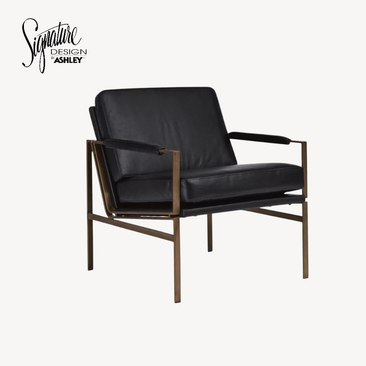 A3000192 Puckman Accent Chair - Black | Signature Design By Ashley