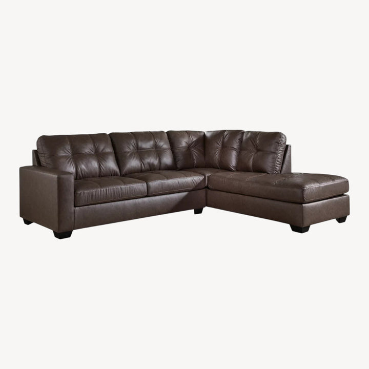 17003S2 Barlin Mills Sectional Sofa With Chaise - Umber | Signature Design By Ashley