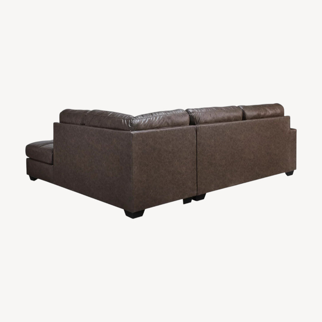 17003S2 Barlin Mills Sectional Sofa With Chaise - Umber | Signature Design By Ashley