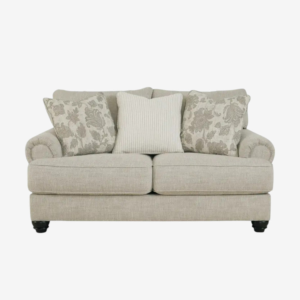 1320135 Asanti Fabric Loveseat - Fog | Signature Design By Ashley