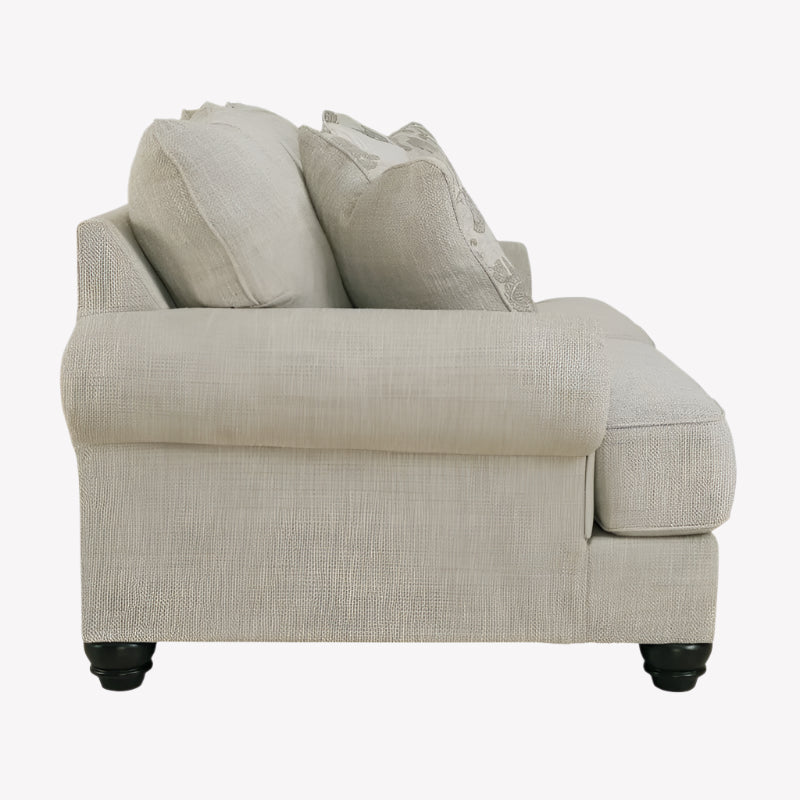 1320135 Asanti Fabric Loveseat - Fog | Signature Design By Ashley