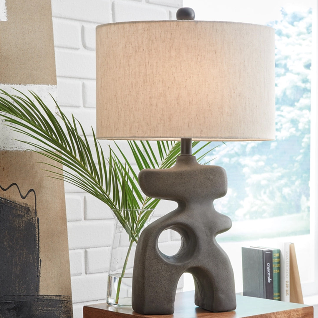 L235754 Danacy Table Lamp In Black Finish | Signature Design By Ashley