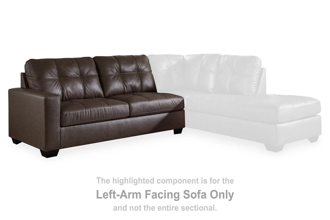 17003S2 Barlin Mills Sectional Sofa With Chaise - Umber | Signature Design By Ashley
