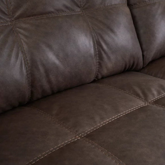 17003S2 Barlin Mills Sectional Sofa With Chaise - Umber | Signature Design By Ashley