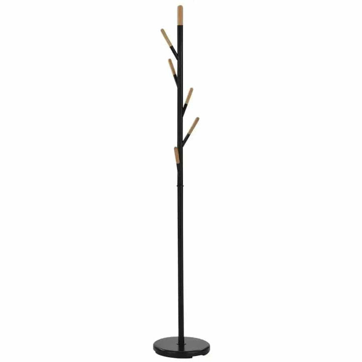 Tenley Coat Rack in Black and Natural