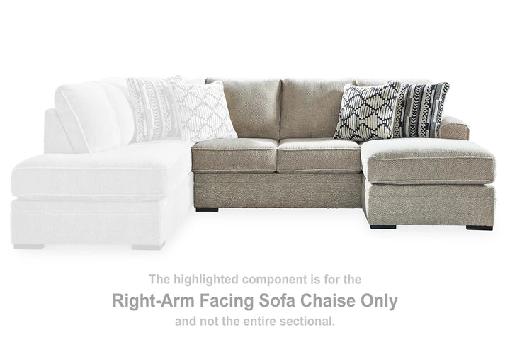 20502S2 Calnita 2-Piece Sectional With Chaise - Sisal | Signature Design By Ashley