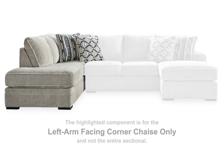 20502S2 Calnita 2-Piece Sectional With Chaise - Sisal | Signature Design By Ashley