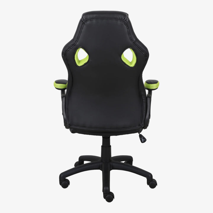 Pulse Comfortable & Stylish Gaming Chair - Black/ Green