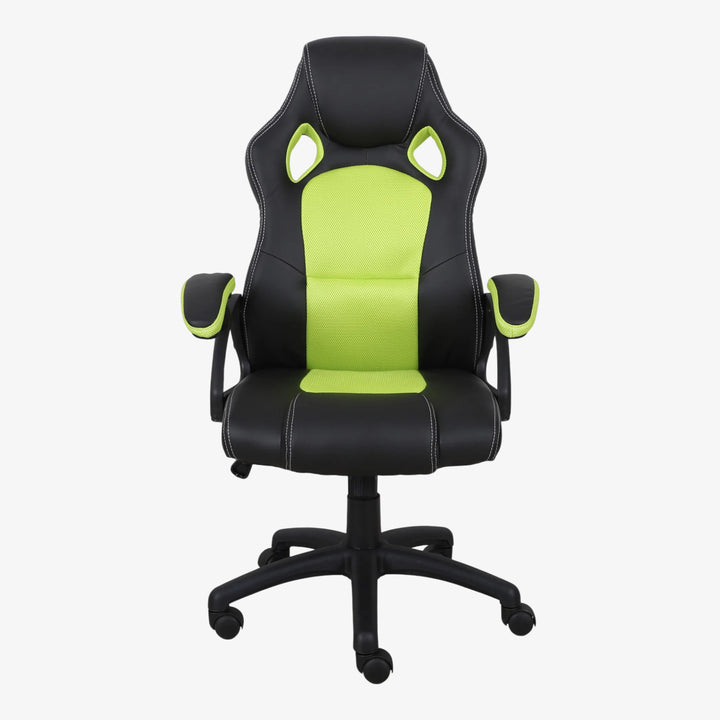 Pulse Comfortable & Stylish Gaming Chair - Black/ Green