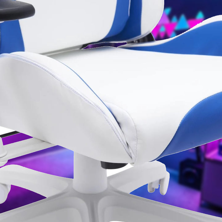 Titan Striking Gaming Chair For Champions - White/ Blue