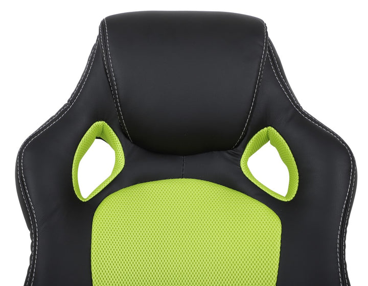 Pulse Comfortable & Stylish Gaming Chair - Black/ Green