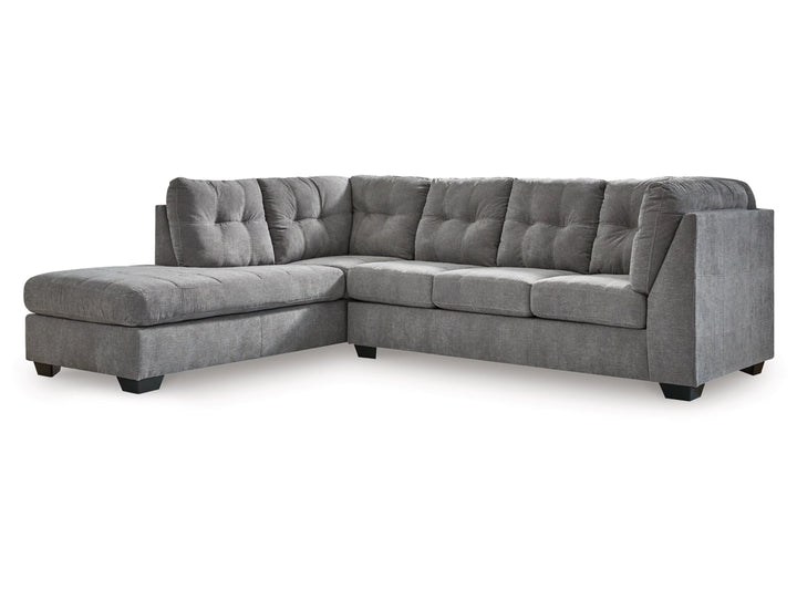 55305S1 Marleton 2-Piece Sectional With Chaise - Grey | Signature Design By Ashley