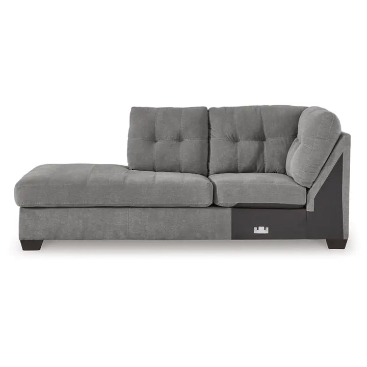 55305S1 Marleton 2-Piece Sectional With Chaise - Grey | Signature Design By Ashley