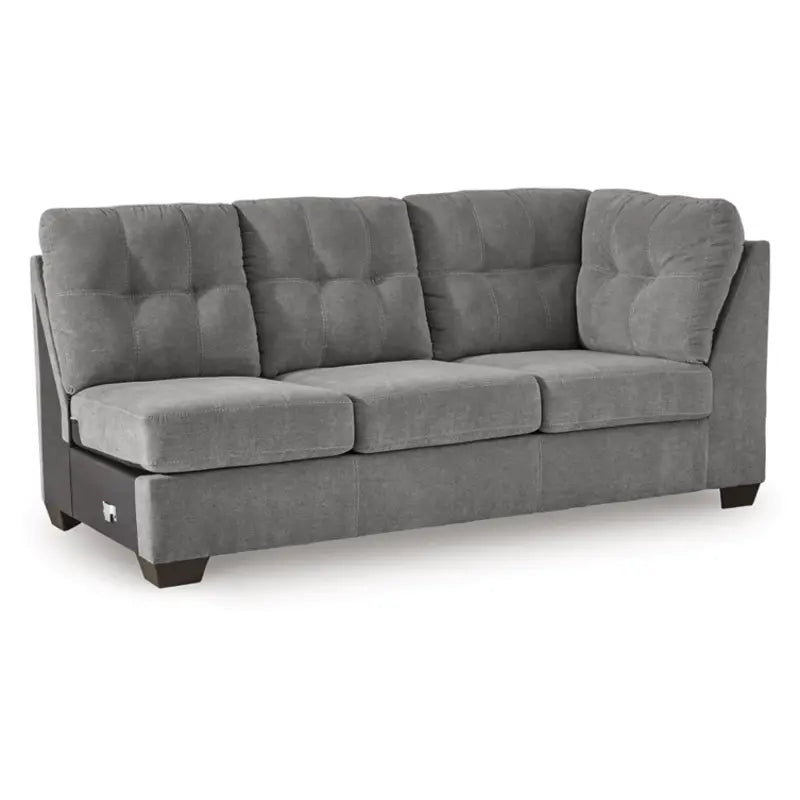 55305S1 Marleton 2-Piece Sectional With Chaise - Grey | Signature Design By Ashley