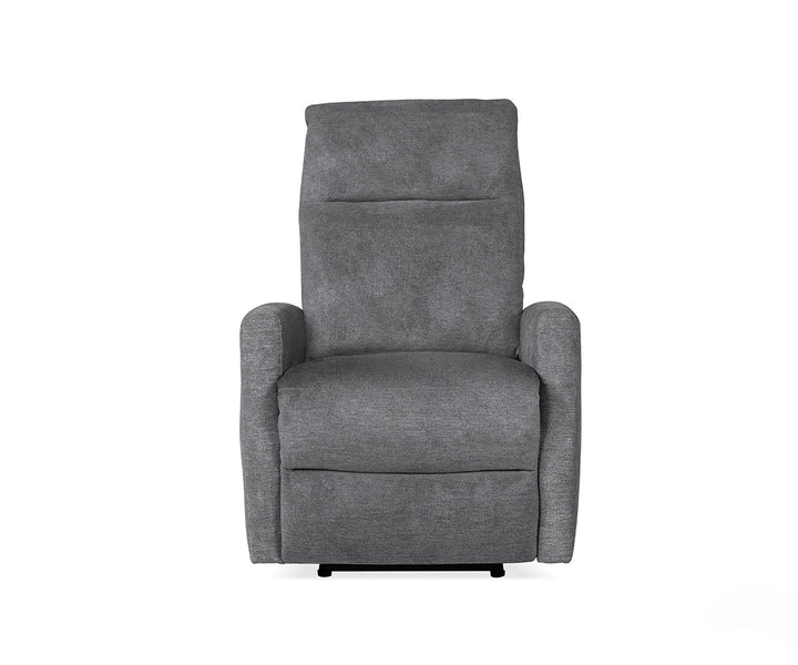 Mist Manual Recliner Chair in Fabric Upholstery - Graphite | Stylish, Durable & Comfortable With Gliding Motion