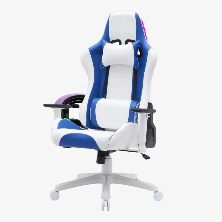 Titan Striking Gaming Chair For Champions - White/ Blue