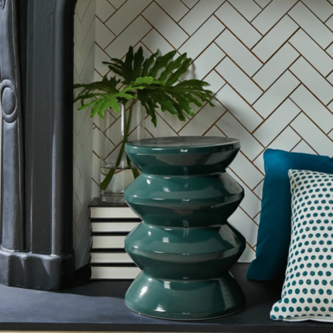 A3000618 Lakiness Indoor/Outdoor Stool - Teal | Signature Design By Ashley