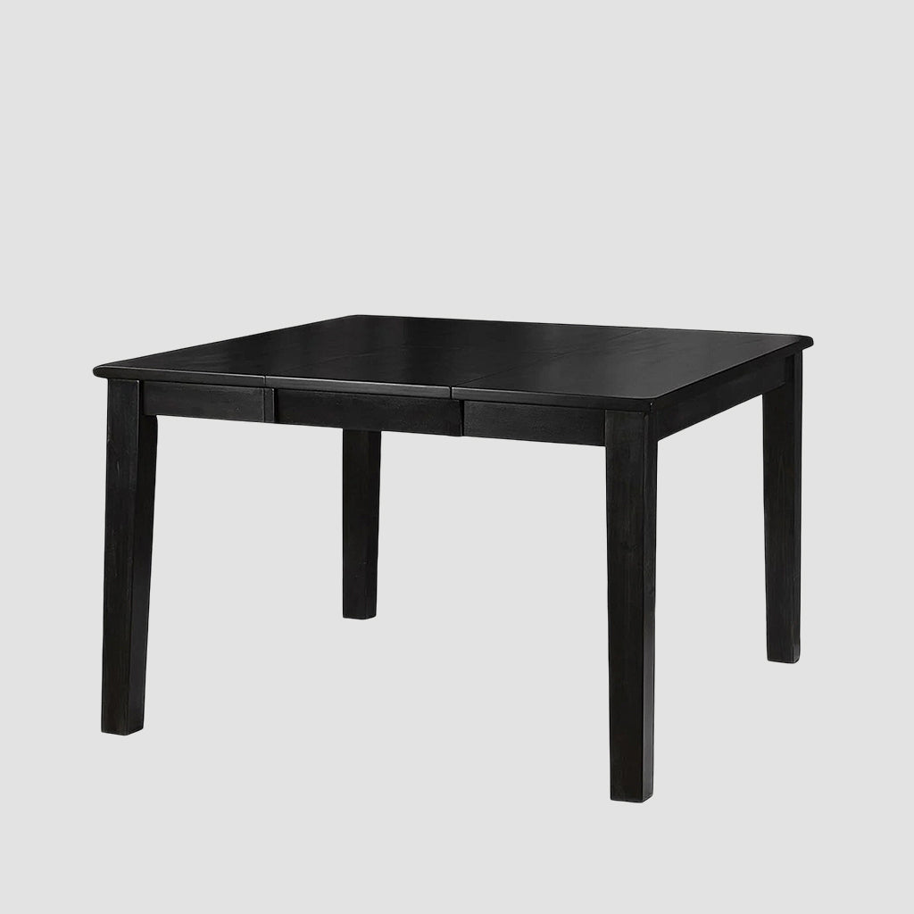 Houston Extendable Pub Height Dining Table In Dark Grey Finish