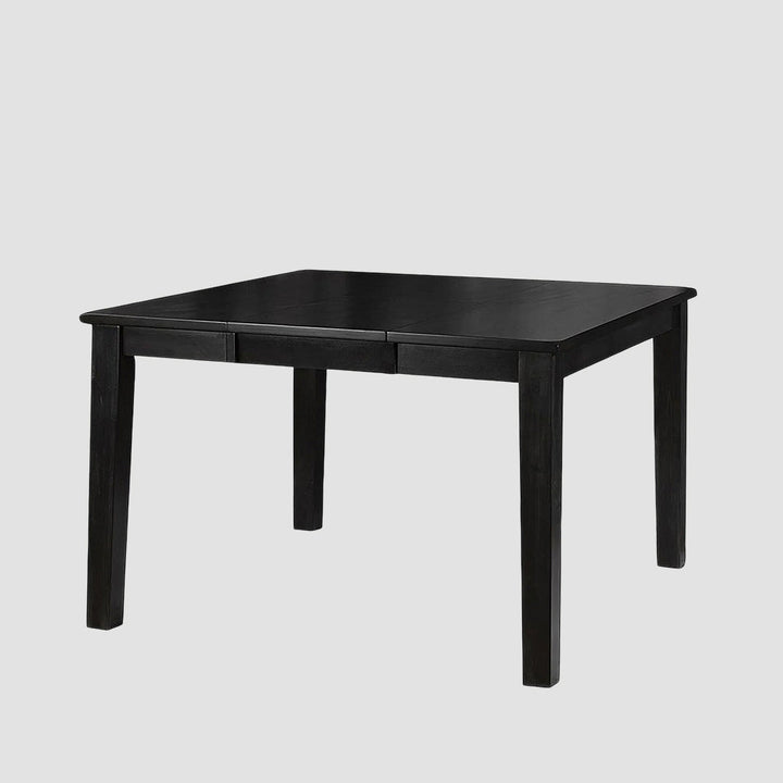 Houston Extendable Pub Height Dining Table In Dark Grey Finish
