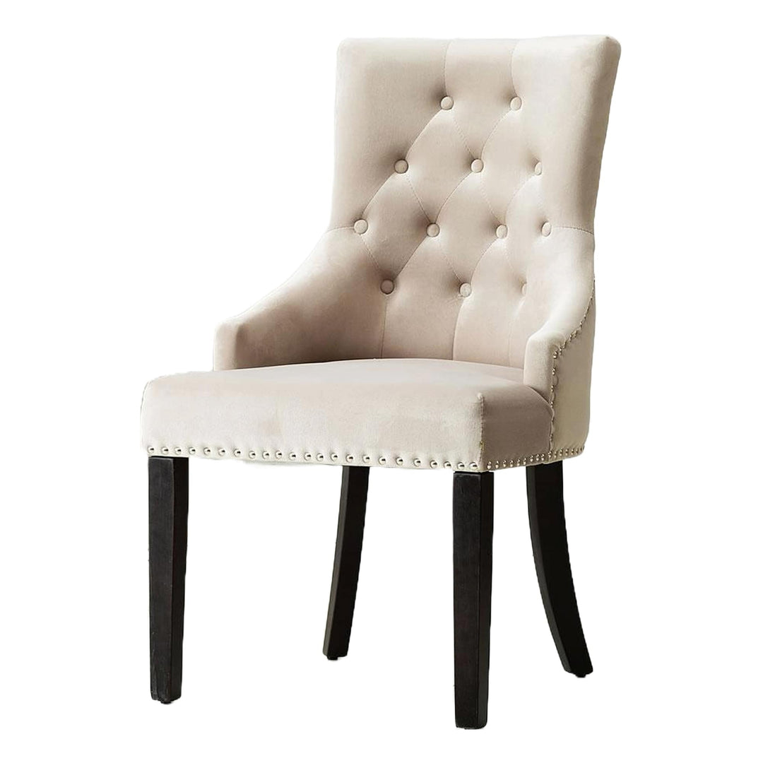 Brixx Stylish Accent Chair With Appealing Grey Finish (Set of 2)