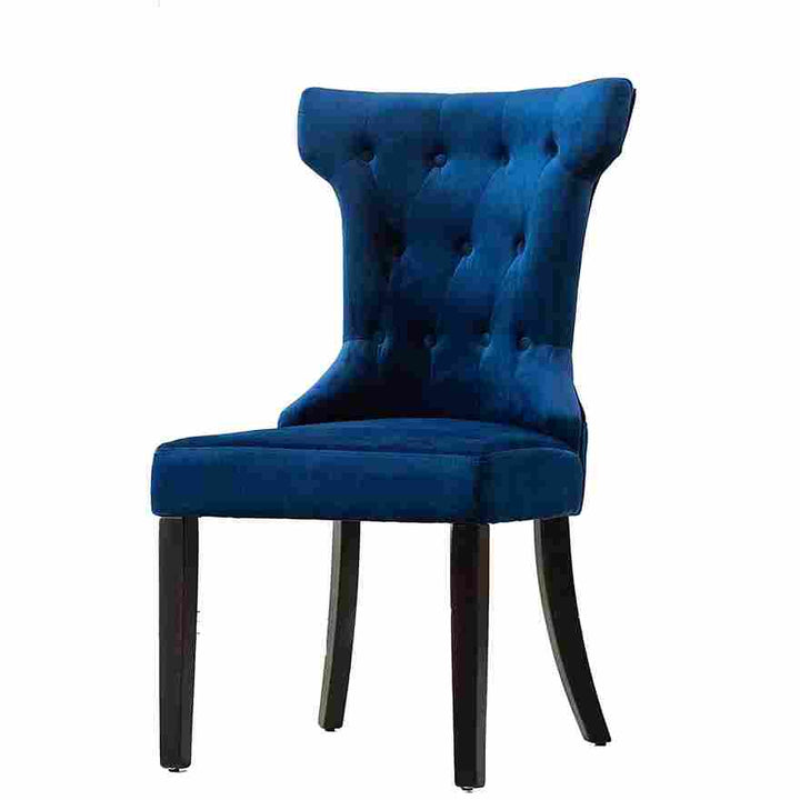 Naomi Graceful Accent Chair (Set of 2) | Available In Beige, Blue & Light Grey Colors
