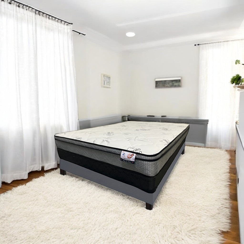 Rest-O-Pedic Medium Firm Euro Top Mattress With HD Bonnell Coils