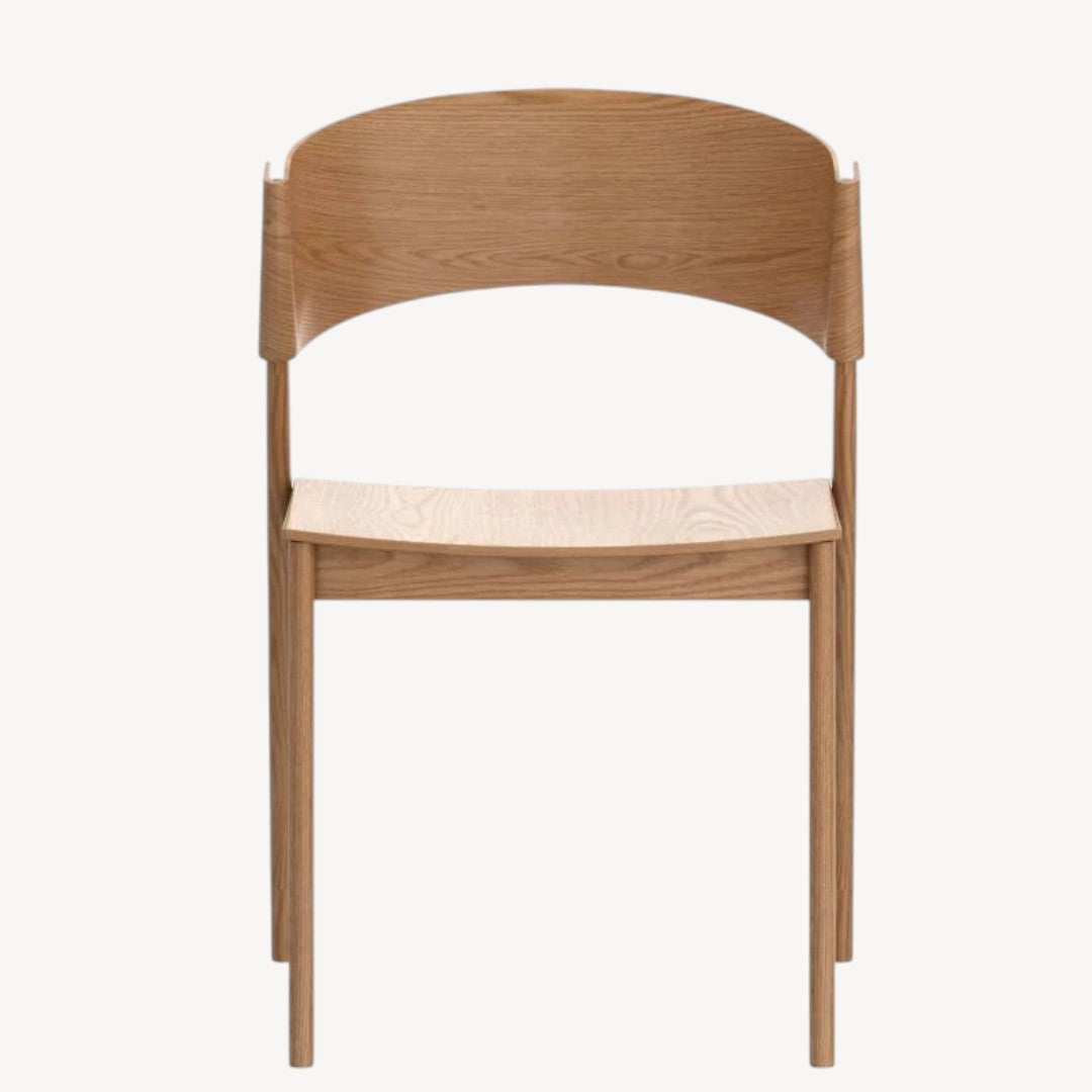 Elias Natural Wood Dining Chairs (Set of 2) – Mid-Century Meets Muscle