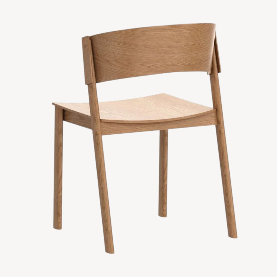 Elias Natural Wood Dining Chairs (Set of 2) – Mid-Century Meets Muscle