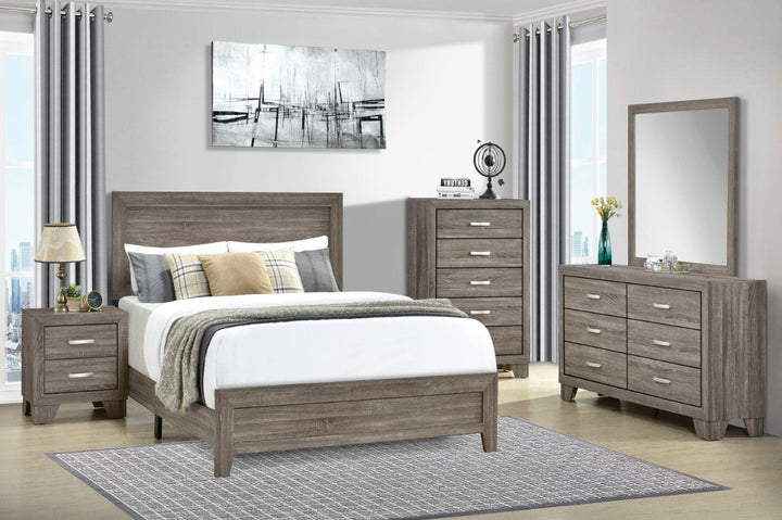 Verra 8-Piece Bedroom Set - Grey | Modern, Sturdy, Simplistic & Smart Storage Solution