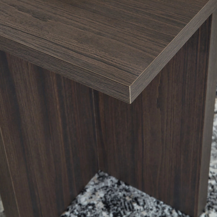 T304-12 Zendex Occasional Table Set (Set of 2) - Brown | Signature Design By Ashley