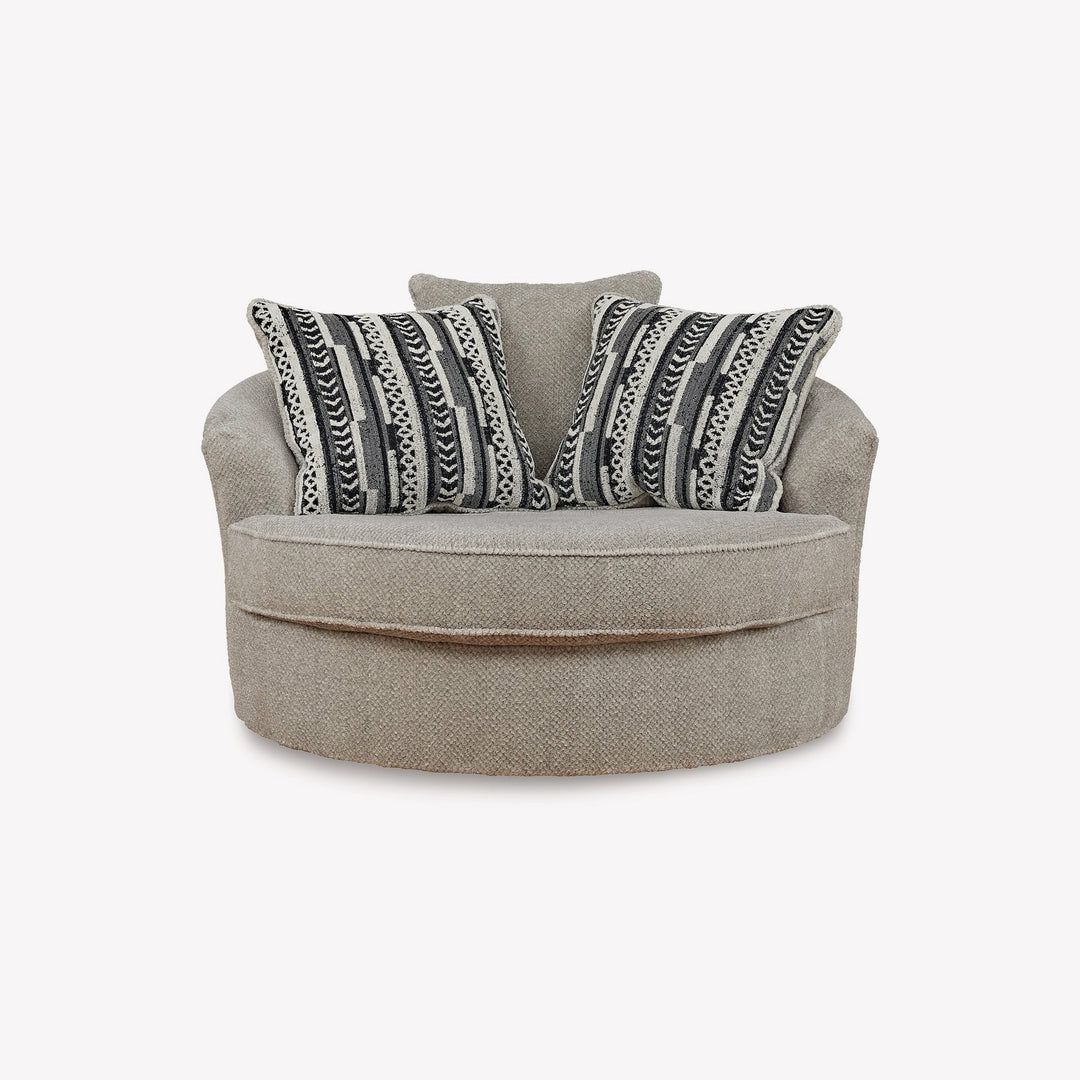 2050221C Calnita Swivel Accent Chair In Sisal Finish | Signature Design By Ashley