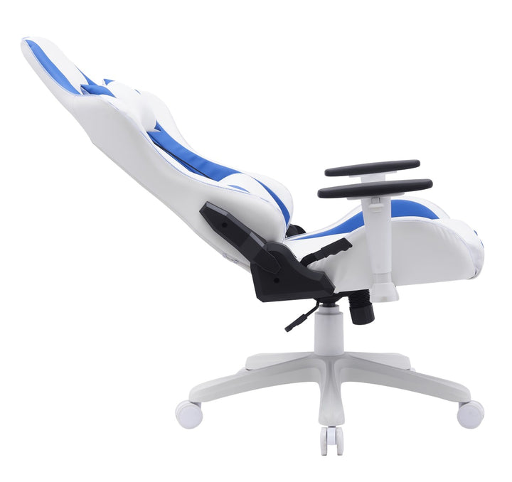 Titan Striking Gaming Chair For Champions - White/ Blue