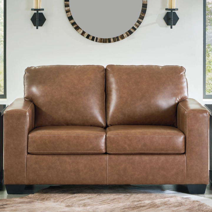 5560335C Bolsena Loveseat - Caramel | Signature Design By Ashley