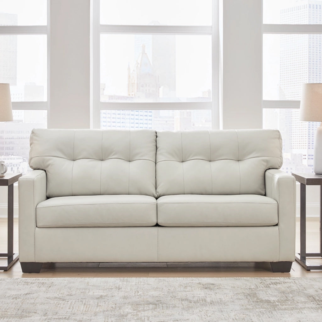 5470538C Belziani Leather Sofa - Coconut | Signature Design By Ashley