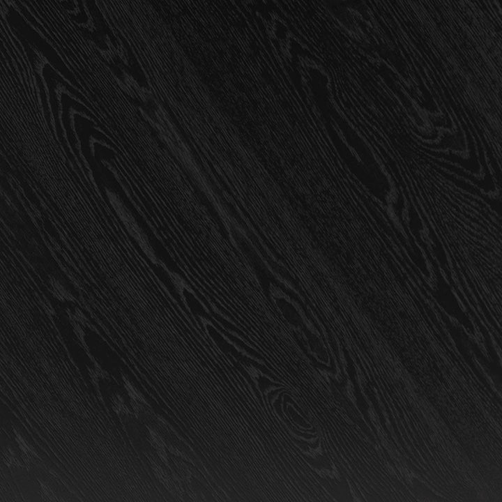 Lennox Round Dining Table in Sleek Black Finish