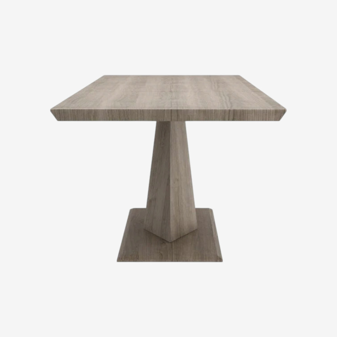 Nexora Extendable Wooden Dining Table - Washed Oak