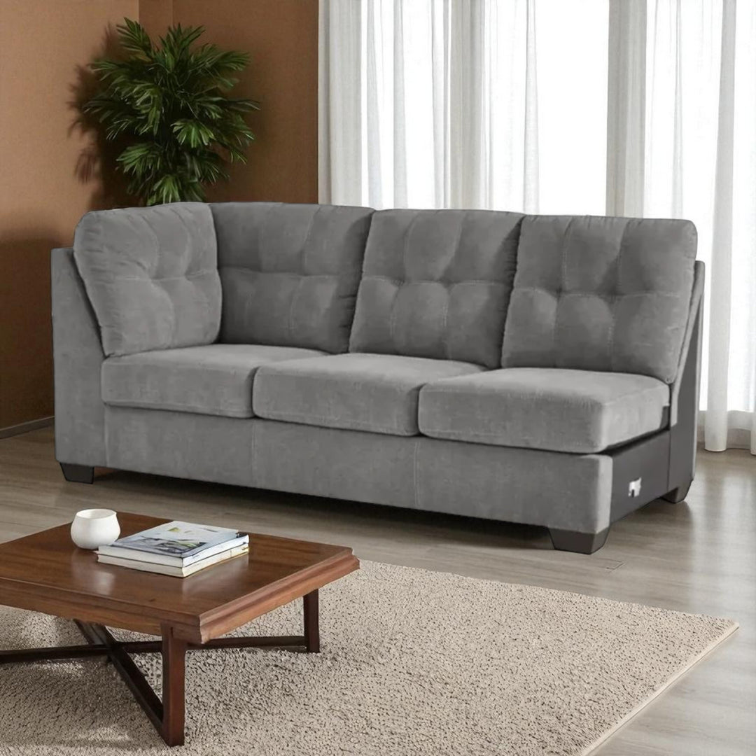55305S2 Marleton 2-Piece Sectional With Chaise - Grey | Signature Design By Ashley