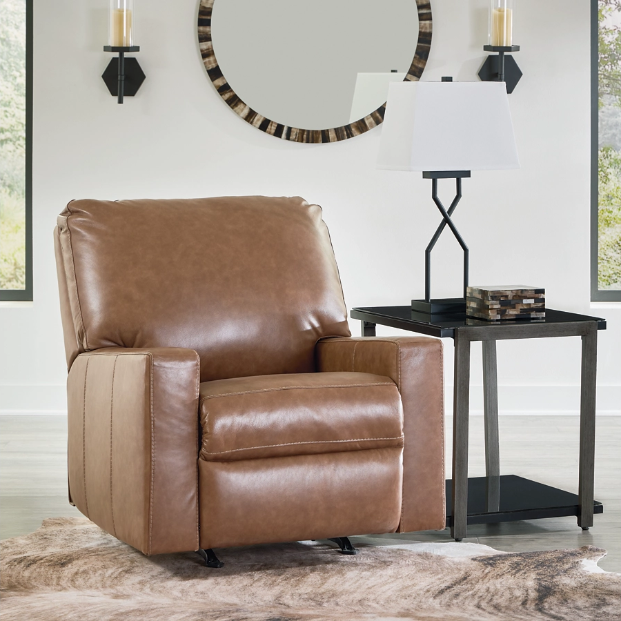5560325C Bolsena Rocker Recliner - Caramel | Signature Design By Ashley