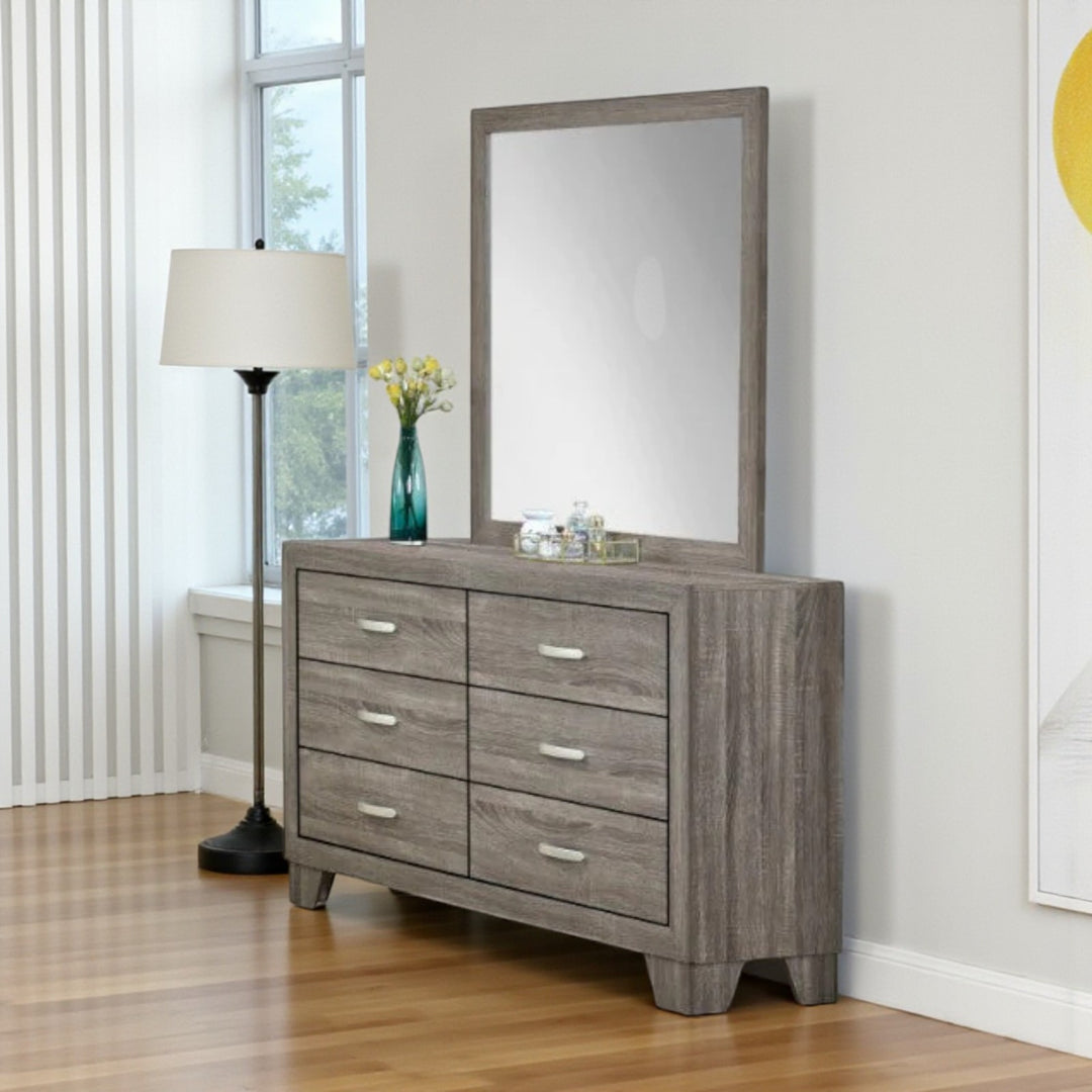 Verra 8-Piece Bedroom Set - Grey | Modern, Sturdy, Simplistic & Smart Storage Solution
