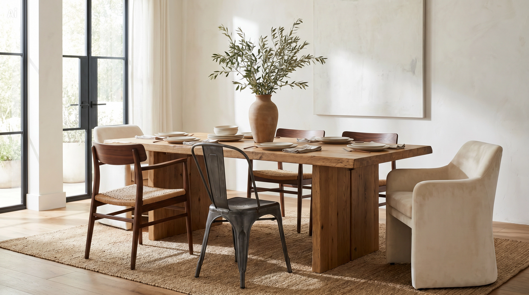 ”How to Mix and Match Dining Chairs and Tables Like a Pro"