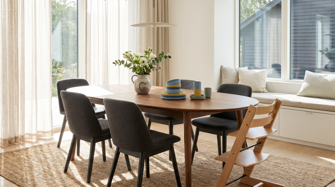 "How To Create A Dining Room That Works For Both Kids And Adults