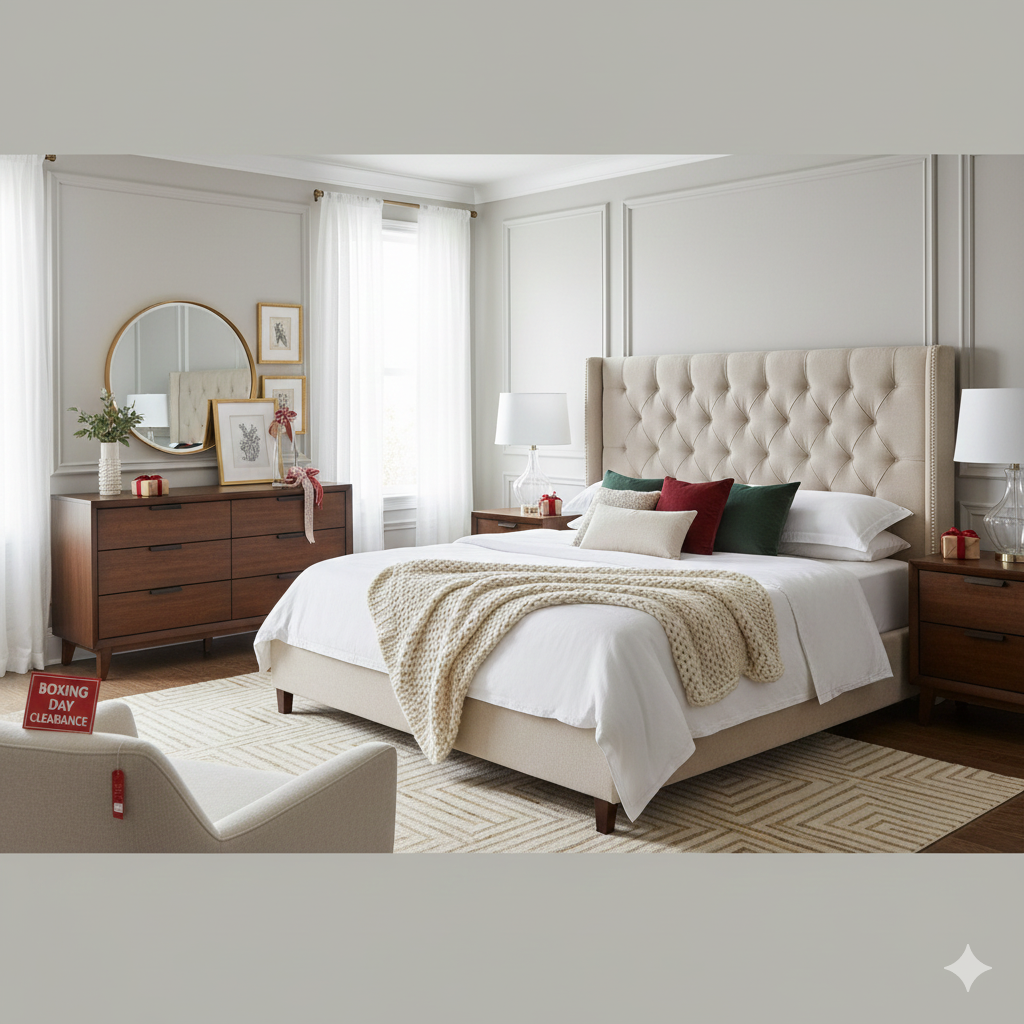 Bedroom Sets on Boxing Day for a Fresh Home Look